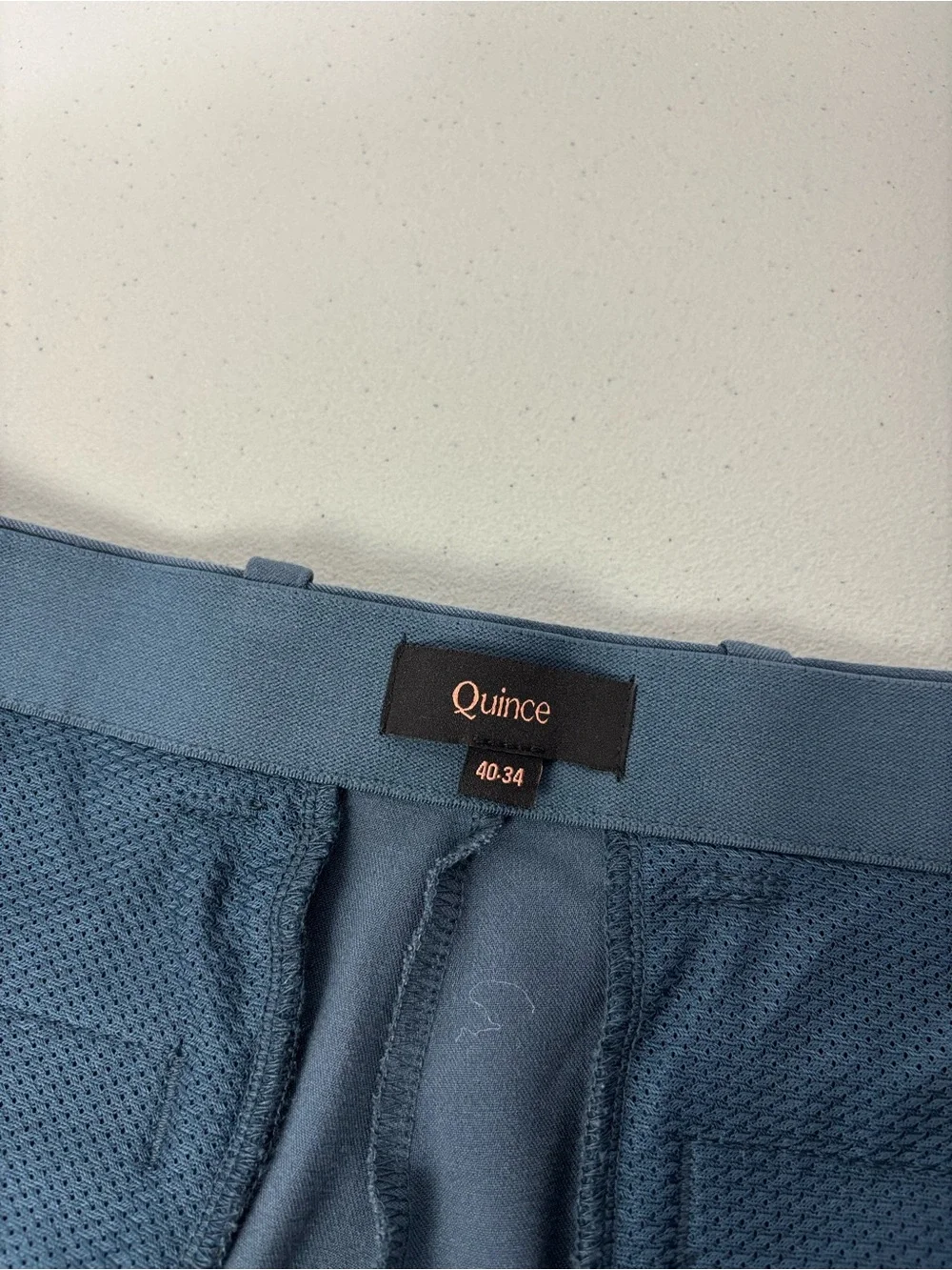 Quince Ultra-Stretch 24/7 Performance Smart Chinos Ocean Blue 40x34 Travel Pants